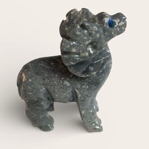 Beautiful soapstone ram figurine